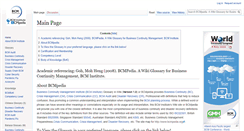 Desktop Screenshot of bcmpedia.org