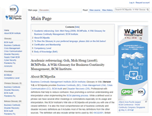 Tablet Screenshot of bcmpedia.org